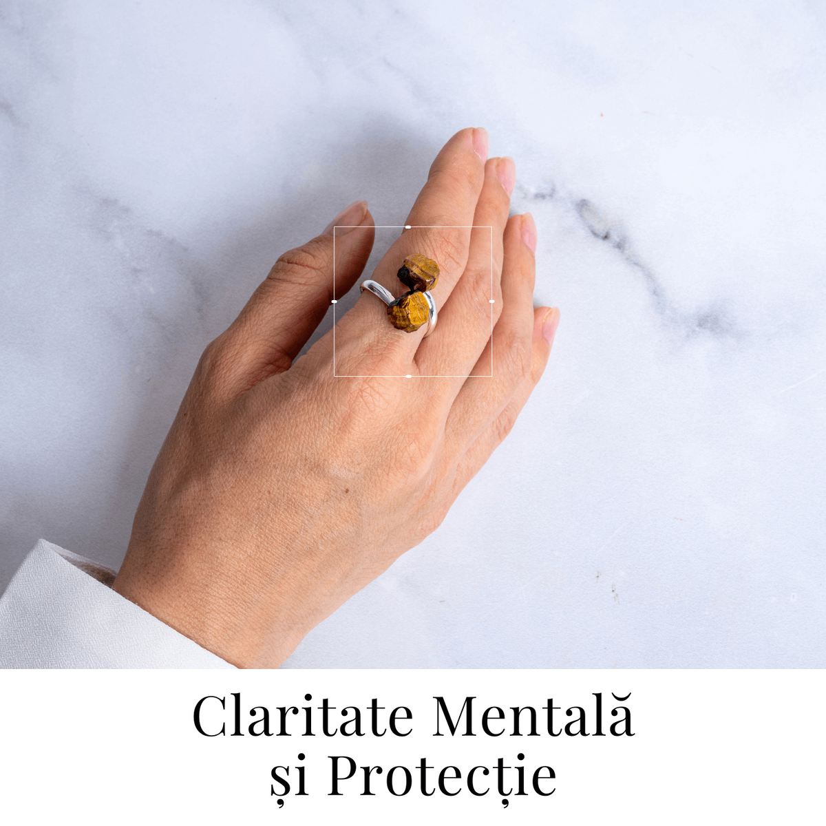 Protectie in fiecare zi – Inel dublu Ochi de tigru natural in forma bruta