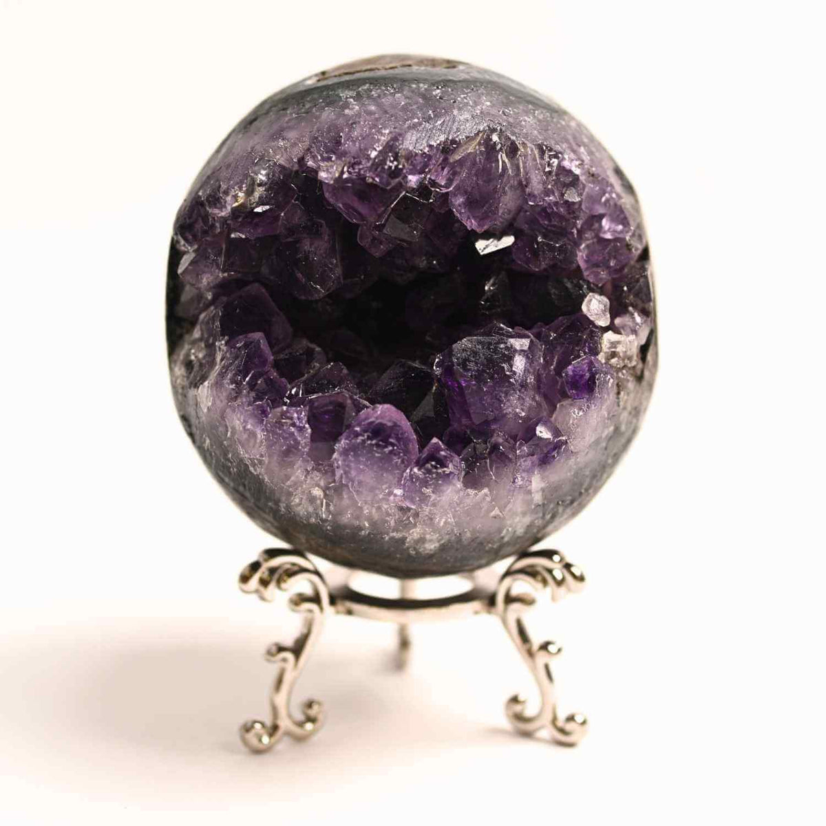 Sfera Cluster Ametist 6-8 cm - Energie Pozitiva si Relaxare