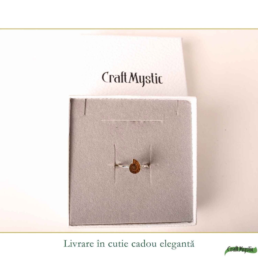 Inel cu Amolit, Argint 925 – CraftMystic