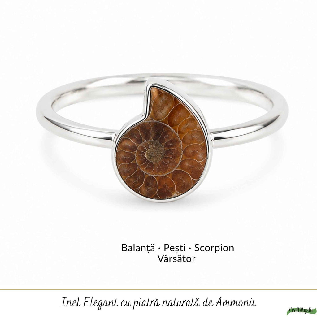 Inel cu Amolit, Argint 925 – CraftMystic