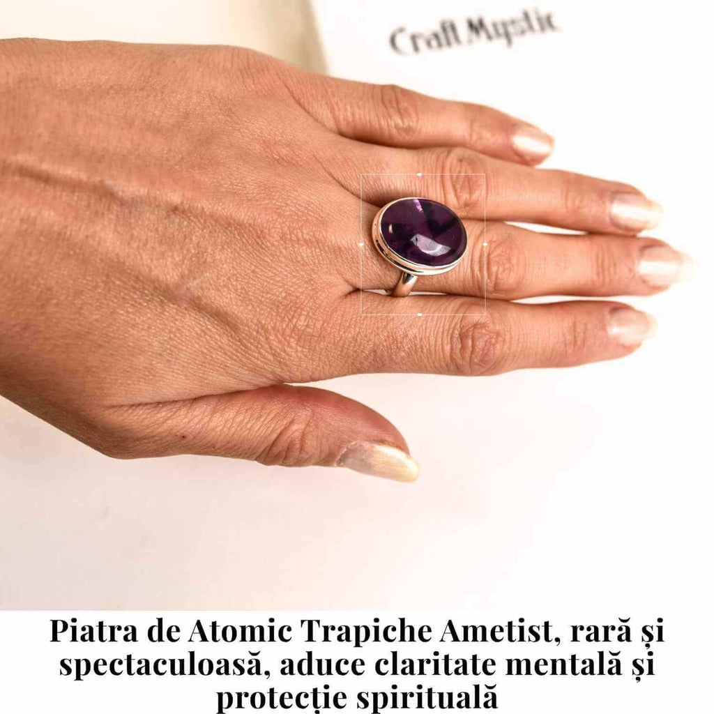 Inel cu Ametist, Argint 925 – CraftMystic