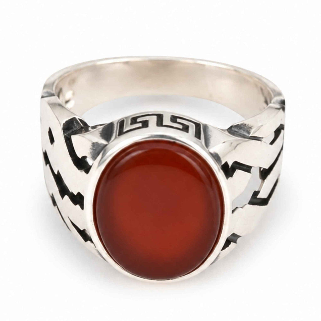 Inel cu Carneol, Argint 925 – CraftMystic