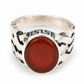 Inel cu Carneol, Argint 925 – CraftMystic