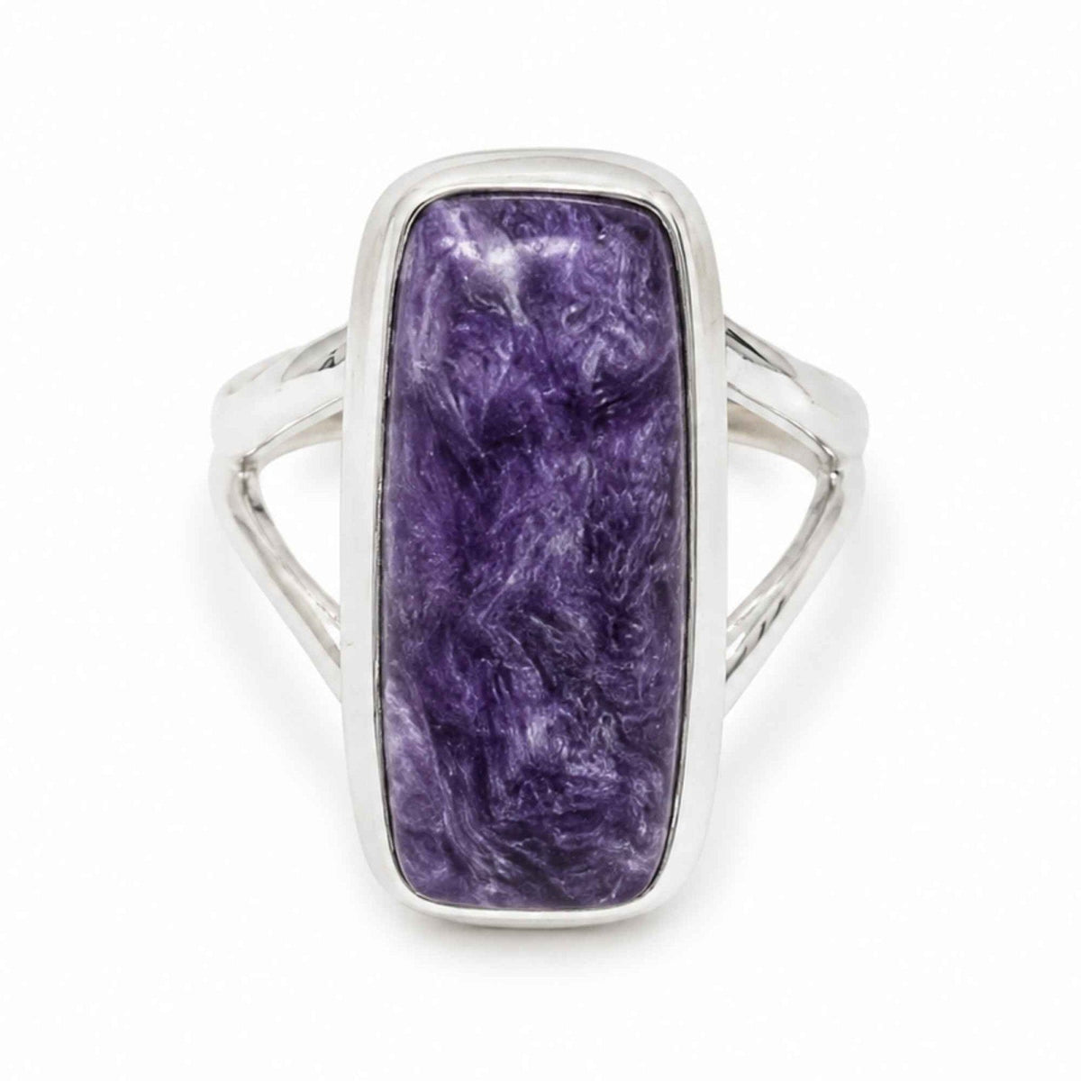 Inel cu Charoit, Argint 925 – CraftMystic