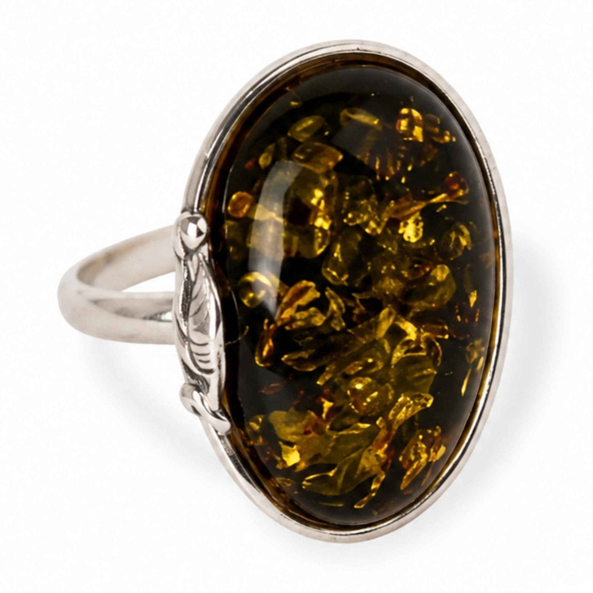 Inel cu Chihlimbar, Argint 925 – CraftMystic