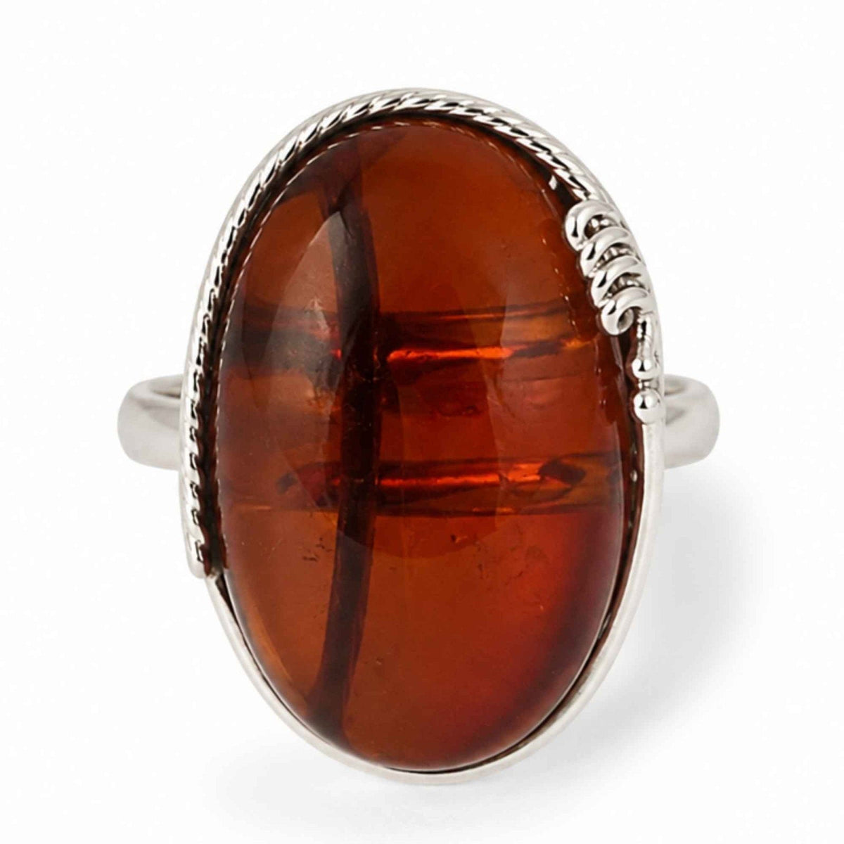 Inel cu Chihlimbar, Argint 925 – CraftMystic