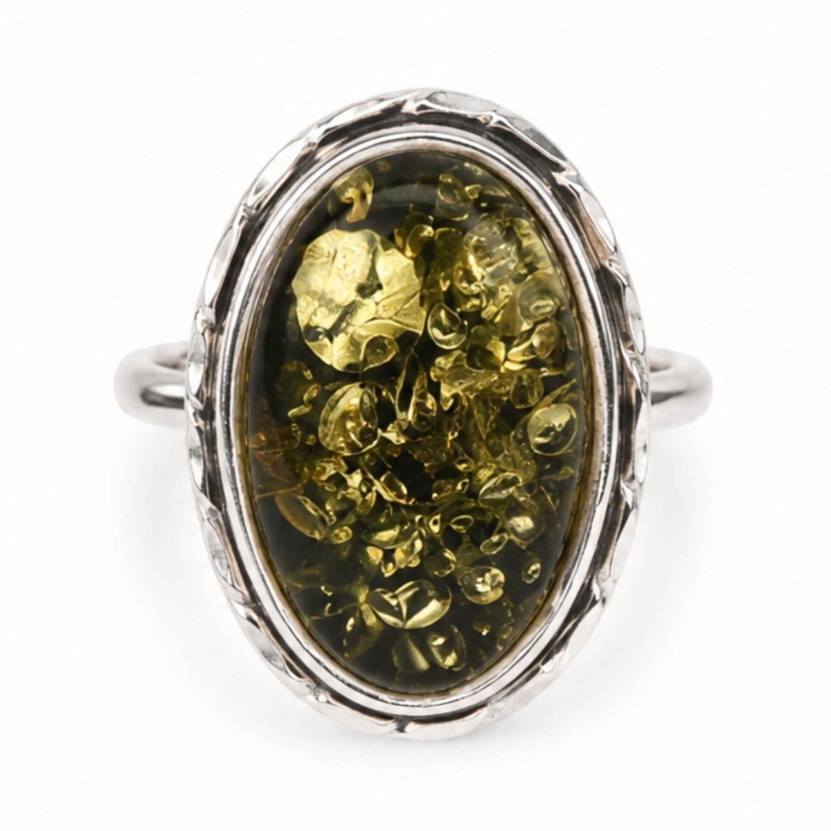 Inel cu Chihlimbar, Argint 925 – CraftMystic