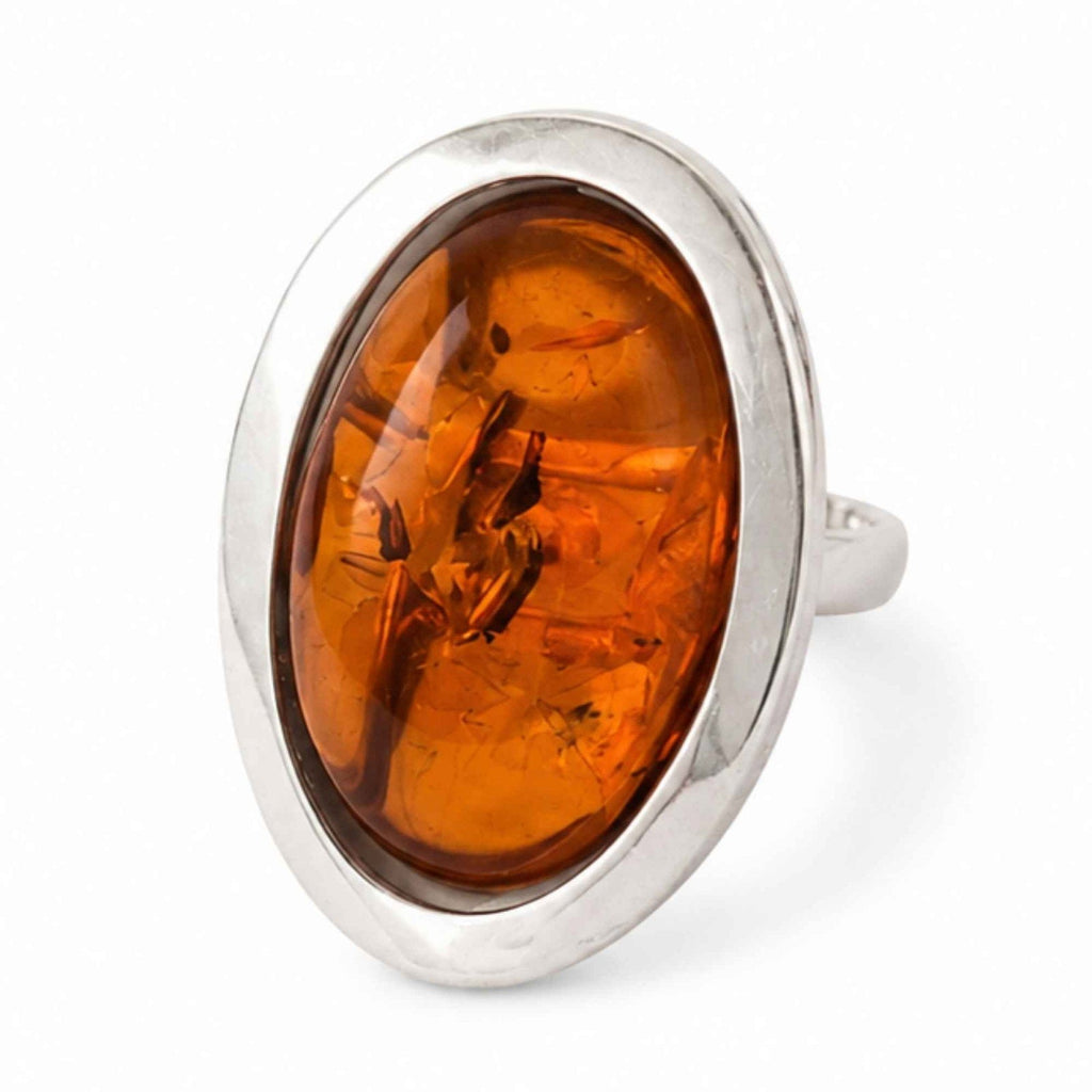 Inel cu Chihlimbar, Argint 925 – CraftMystic