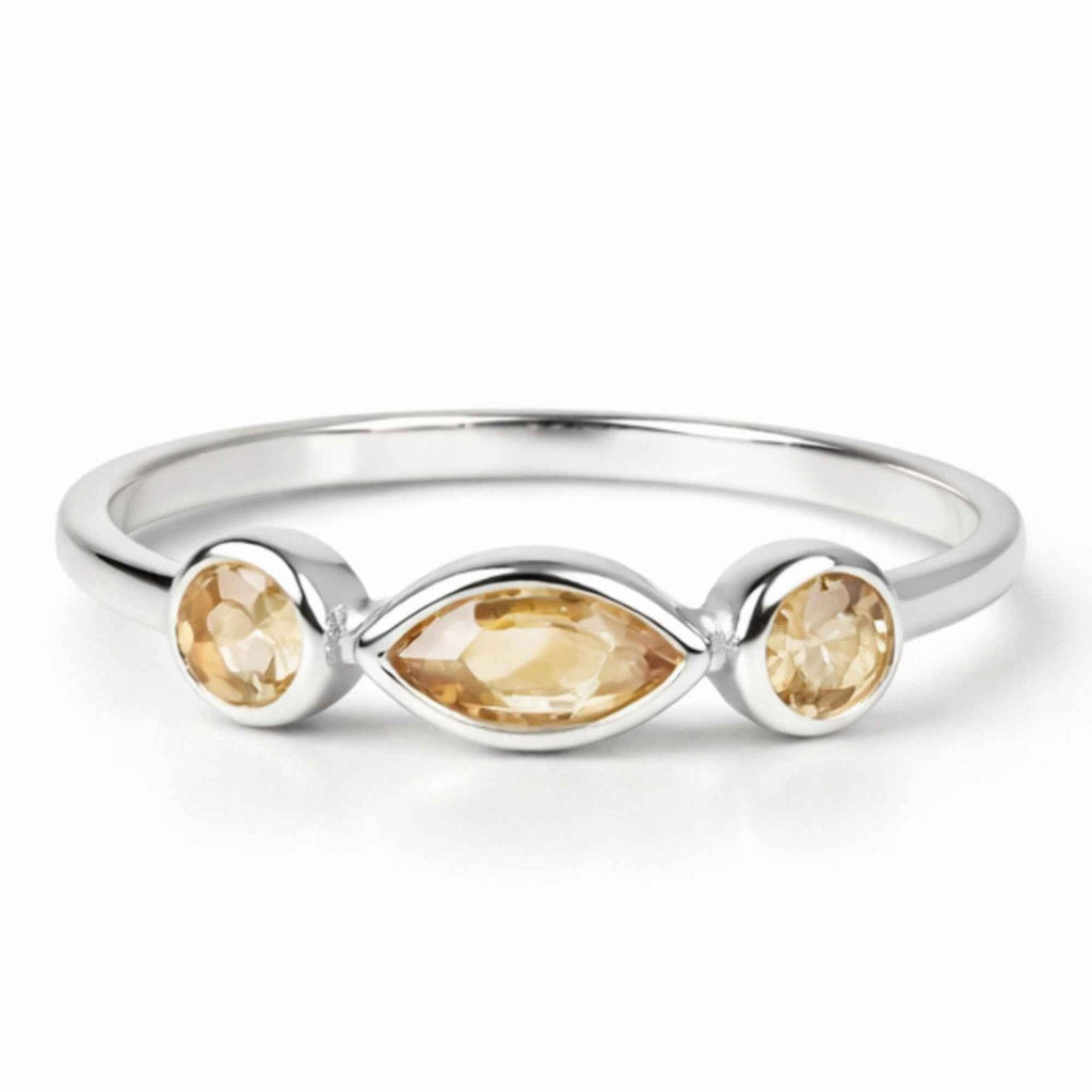 Inel cu Citrin, Argint 925 – CraftMystic
