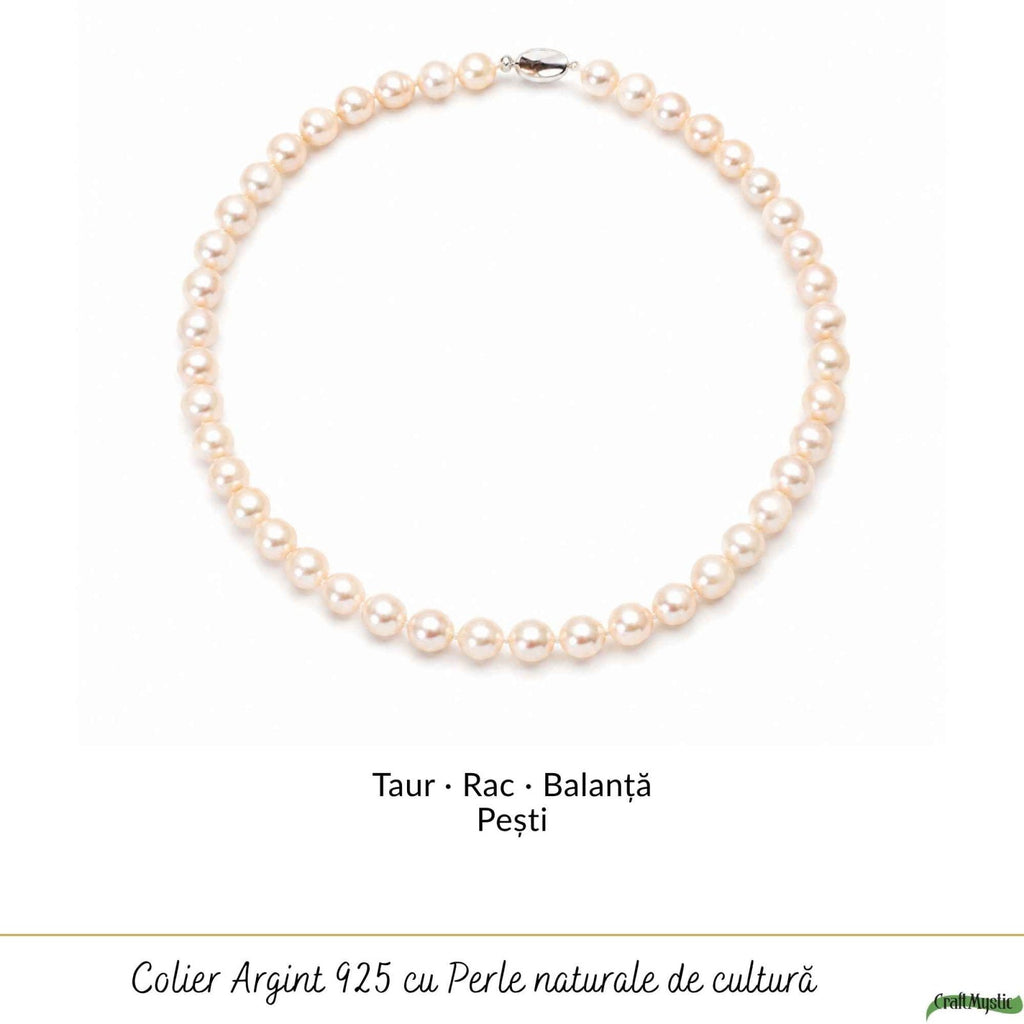 Colier cu Perlă, Argint 925 – CraftMystic