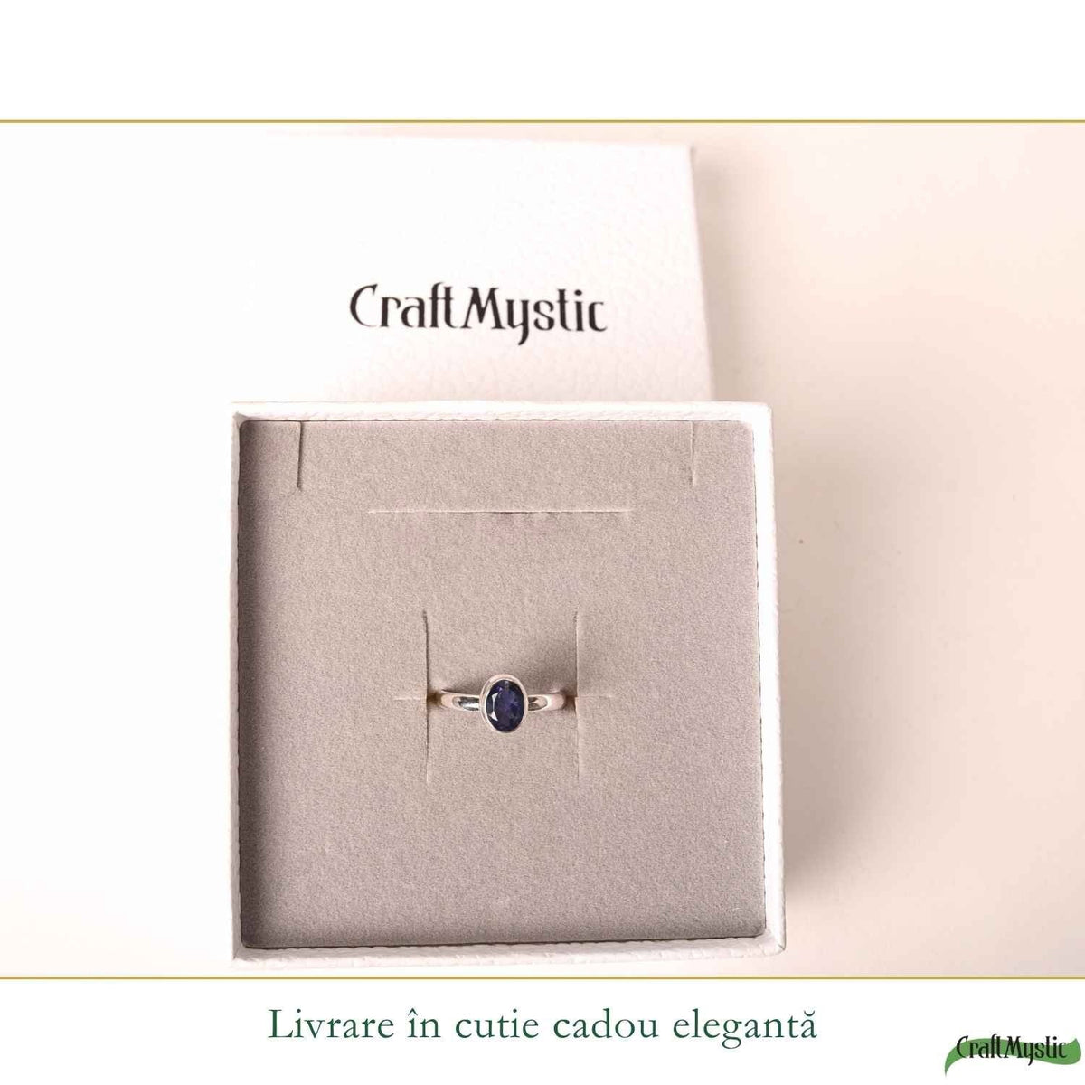 Inel cu Iolit, Argint 925 – CraftMystic
