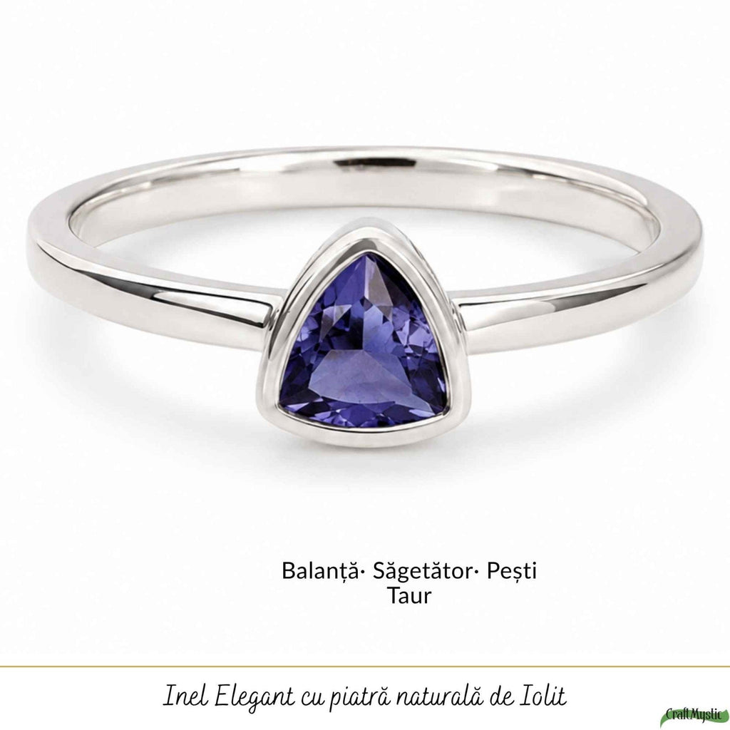 Inel cu Iolit, Argint 925 – CraftMystic