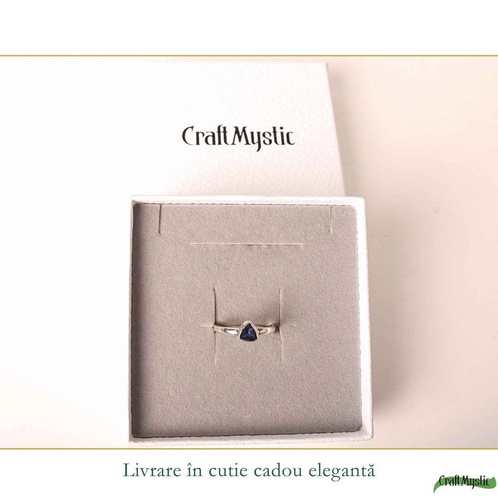 Inel cu Iolit, Argint 925 – CraftMystic