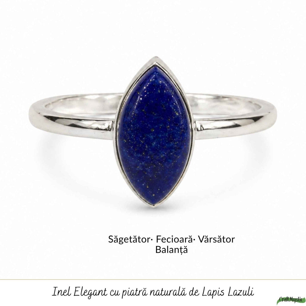 Inel cu Lapis Lazuli, Argint 925 – CraftMystic