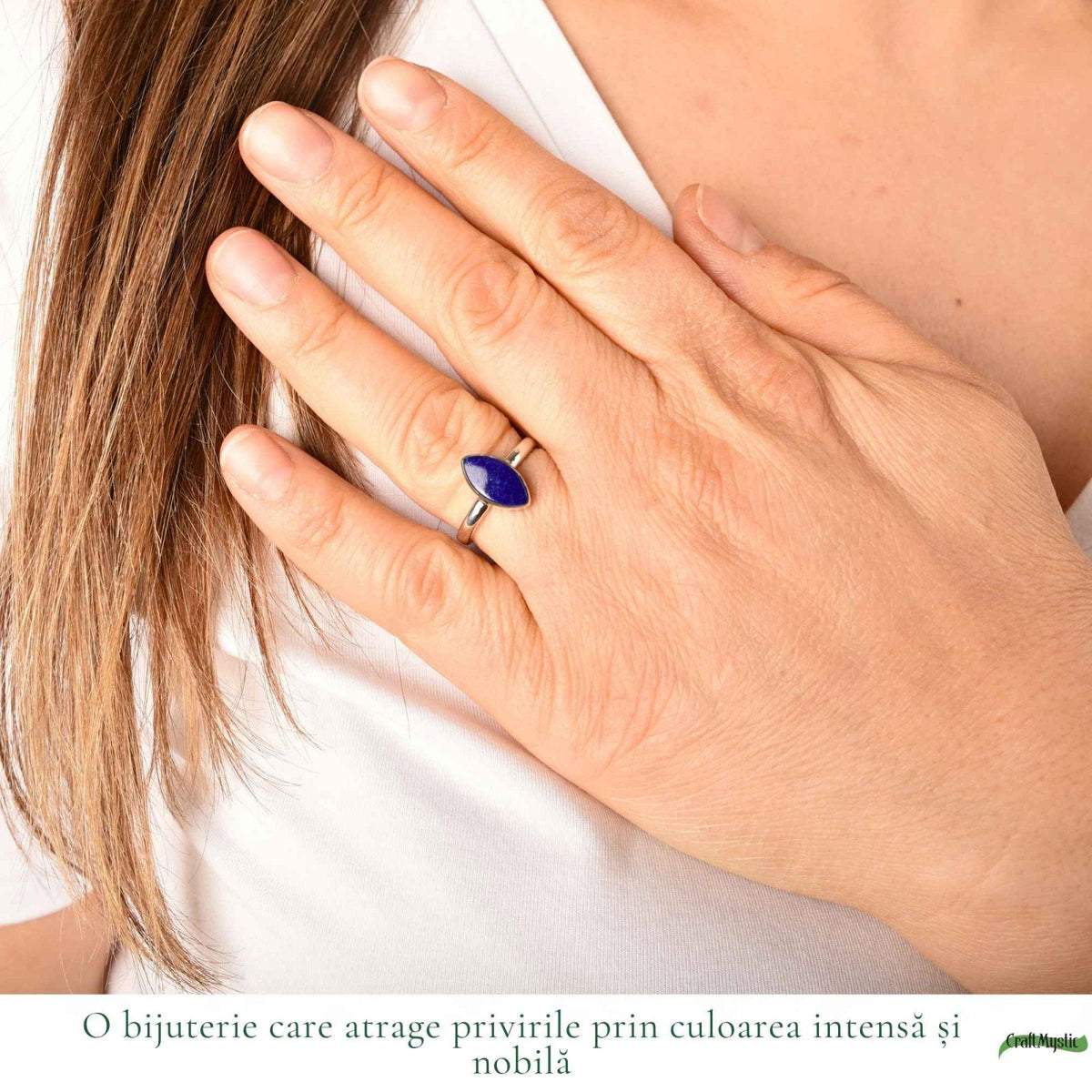 Inel cu Lapis Lazuli, Argint 925 – CraftMystic