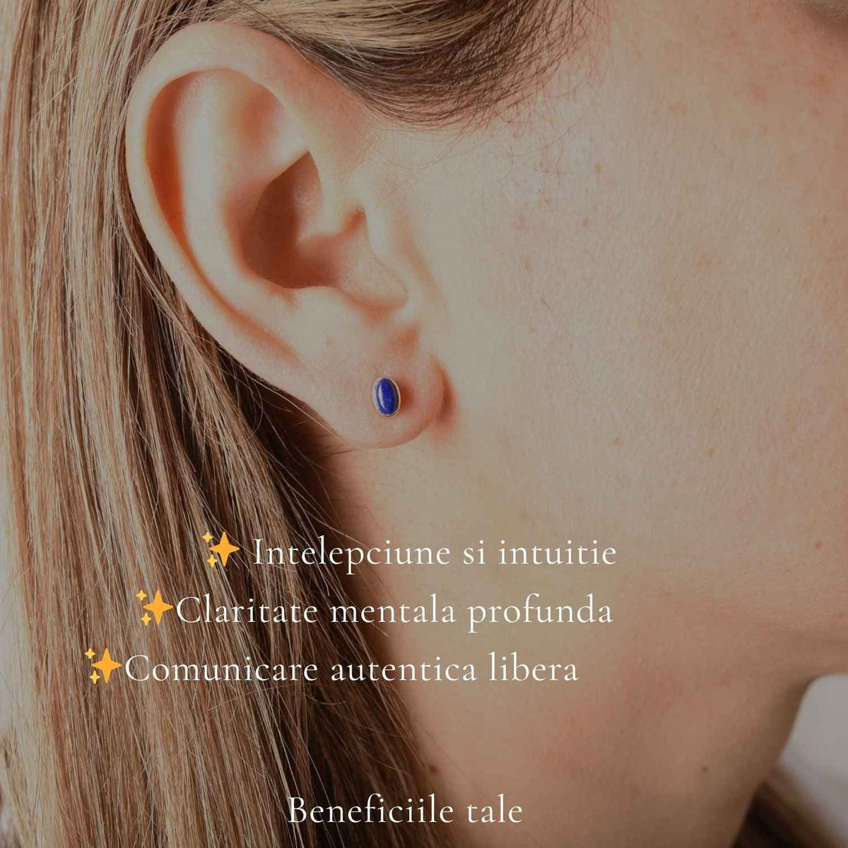 Cercei cu Lapis Lazuli, Argint 925 – CraftMystic