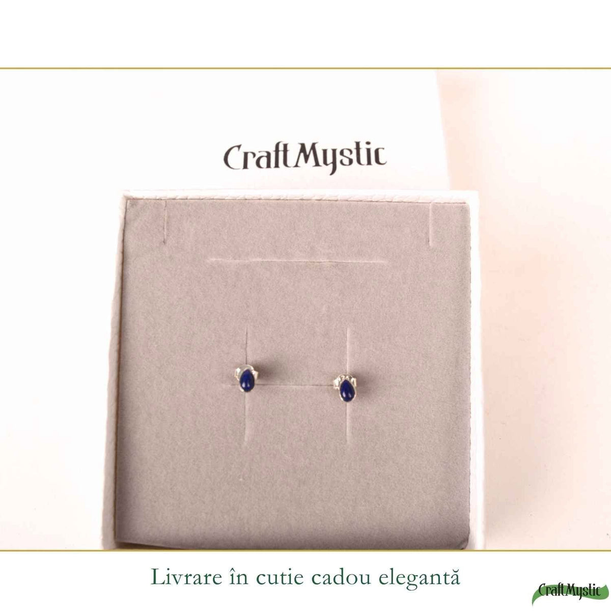 Cercei cu Lapis Lazuli, Argint 925 – CraftMystic