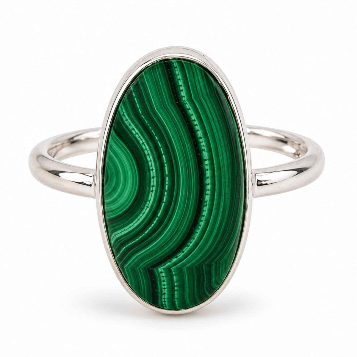 Inel cu Malachit, Argint 925 – CraftMystic