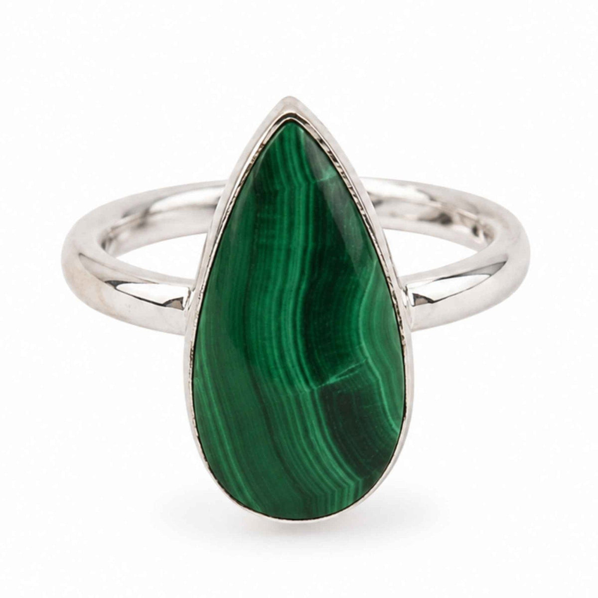 Inel cu Malachit, Argint 925 – CraftMystic