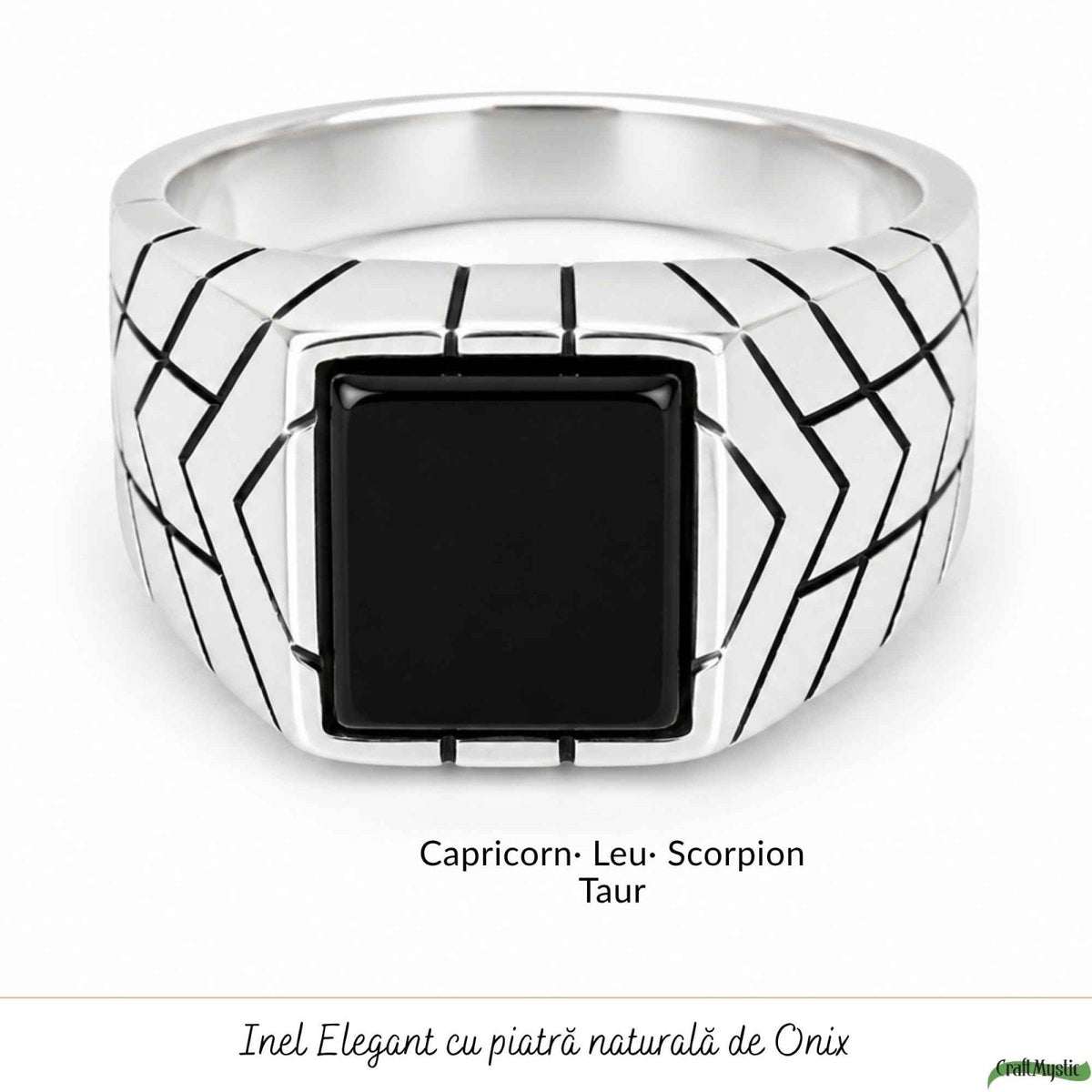 Inel cu Onix, Argint 925 – CraftMystic