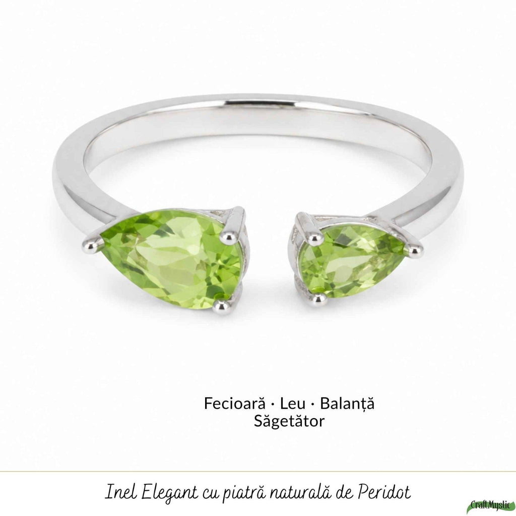 Inel cu Peridot, Argint 925 – CraftMystic