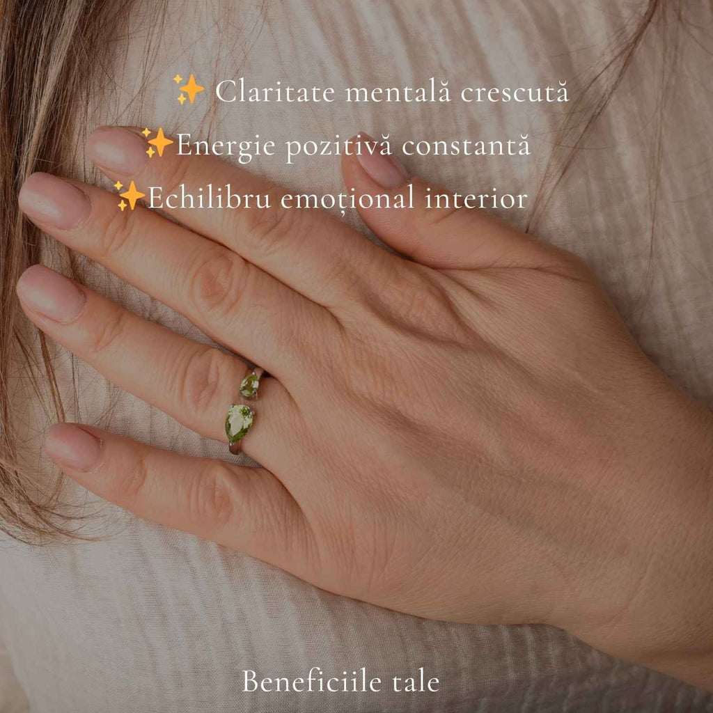 Inel cu Peridot, Argint 925 – CraftMystic