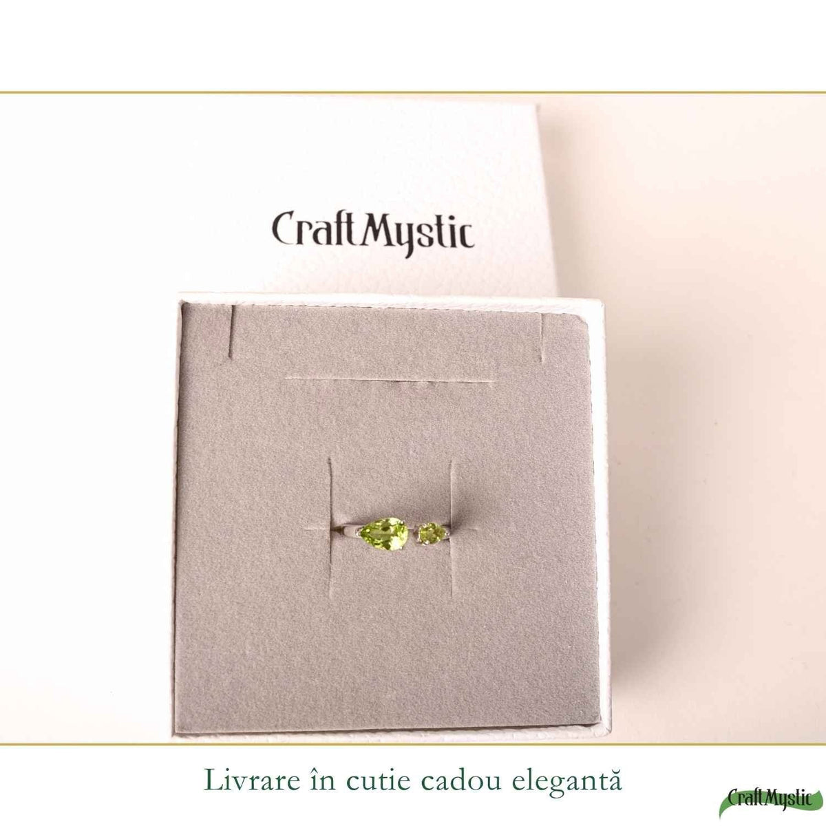 Inel cu Peridot, Argint 925 – CraftMystic