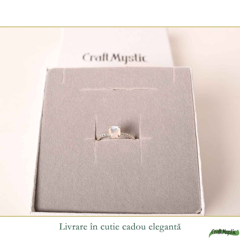Inel cu Piatra Lunii, Argint 925 – CraftMystic