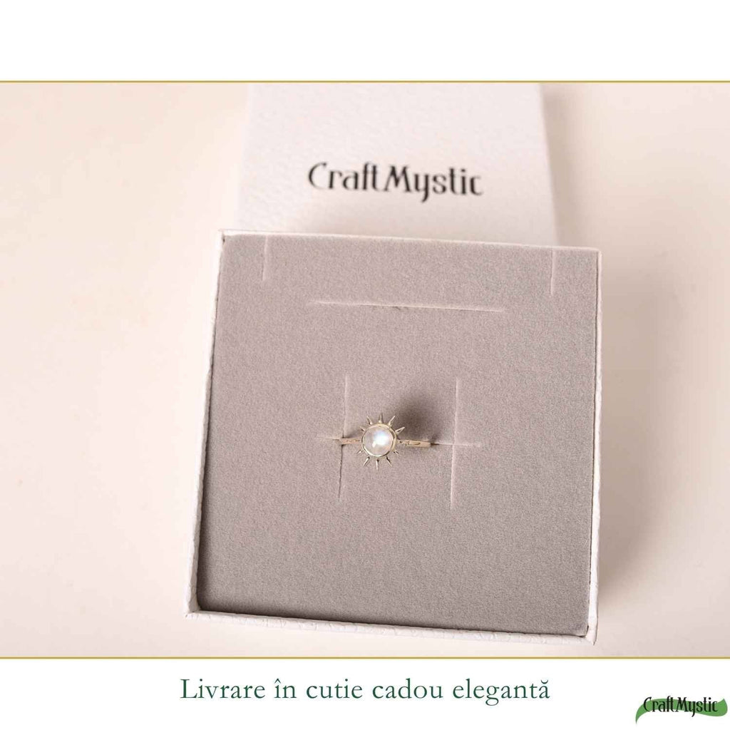 Inel cu Piatra Lunii, Argint 925 – CraftMystic