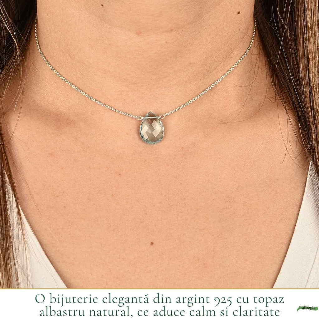 Colier cu Topaz, Argint 925 – CraftMystic
