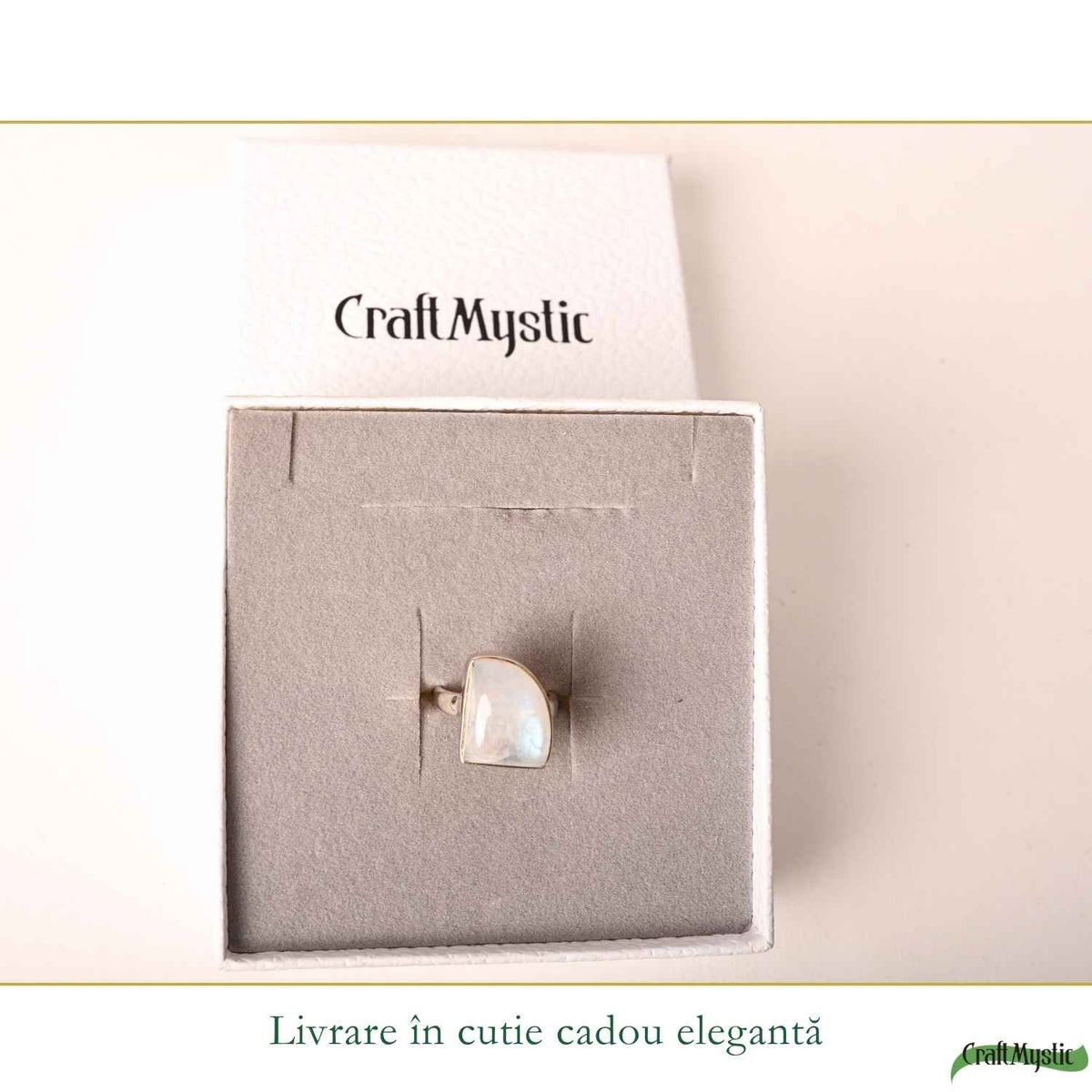 Inel cu Piatra Lunii, Argint 925 – CraftMystic