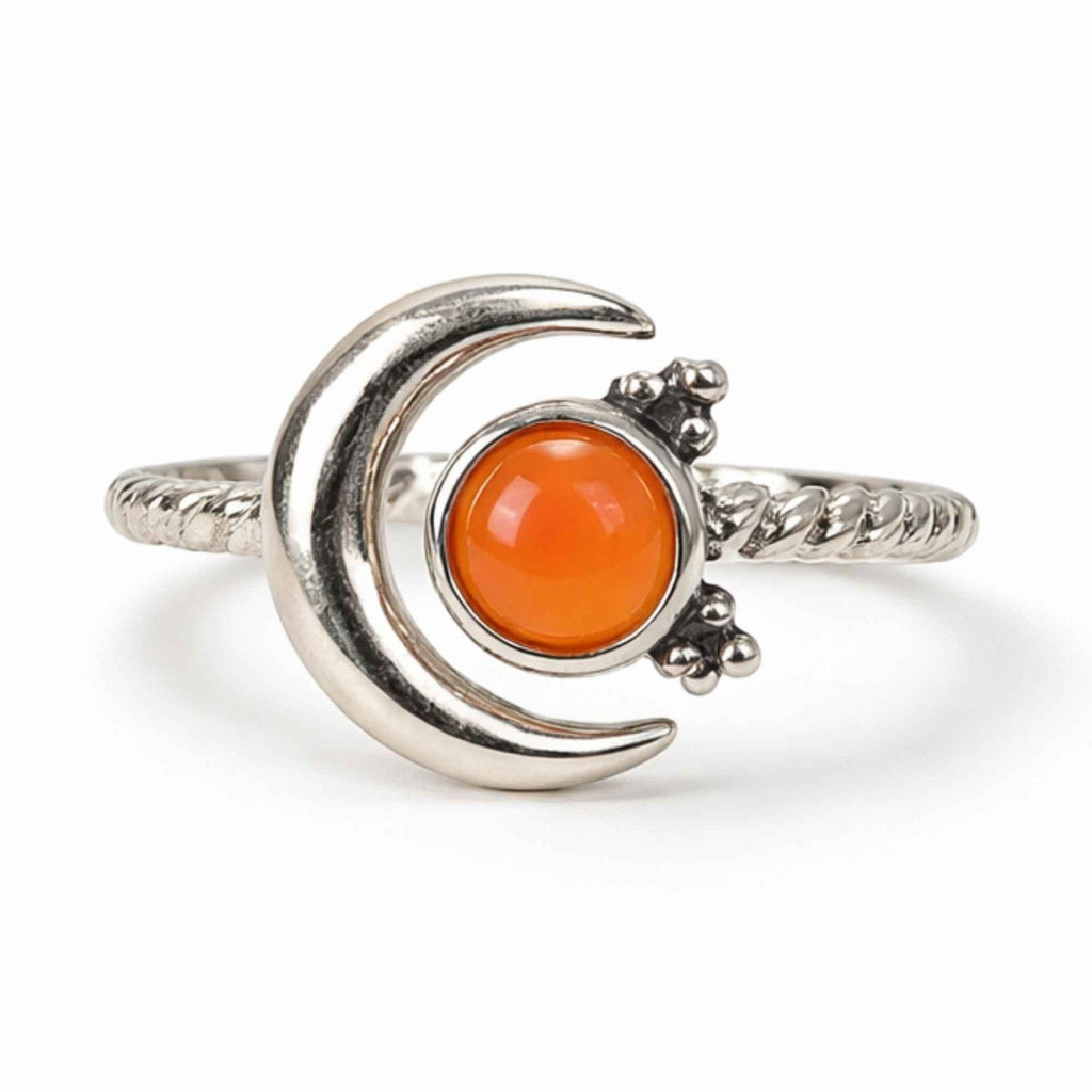Inel cu Carneol, Argint 925 – CraftMystic