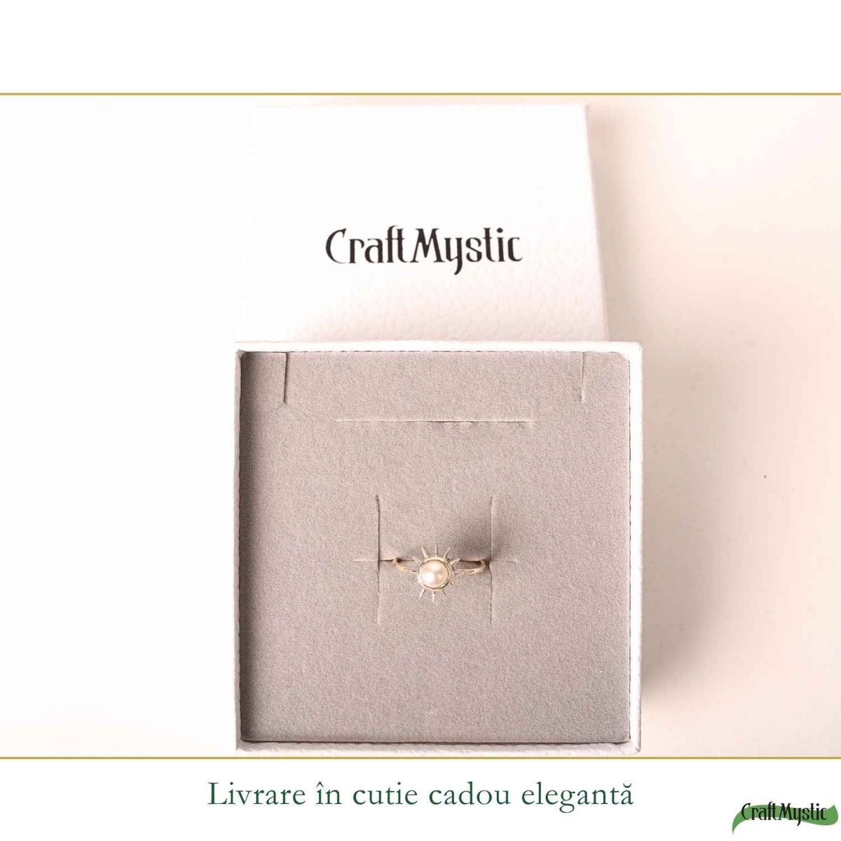 Inel cu Perlă, Argint 925 – CraftMystic