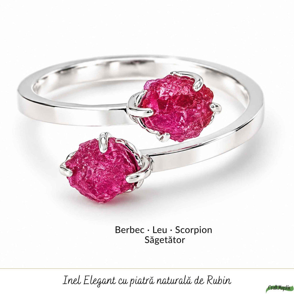 Inel cu Rubin, Argint 925 – CraftMystic