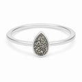 Inel cu Titanium Druzy și Cuarț, Argint 925 – CraftMystic