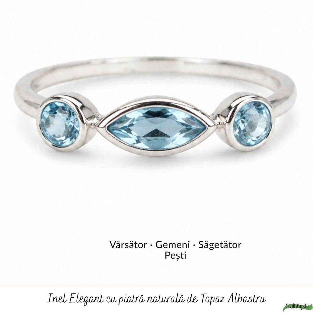 Inel cu Topaz, Argint 925 – CraftMystic