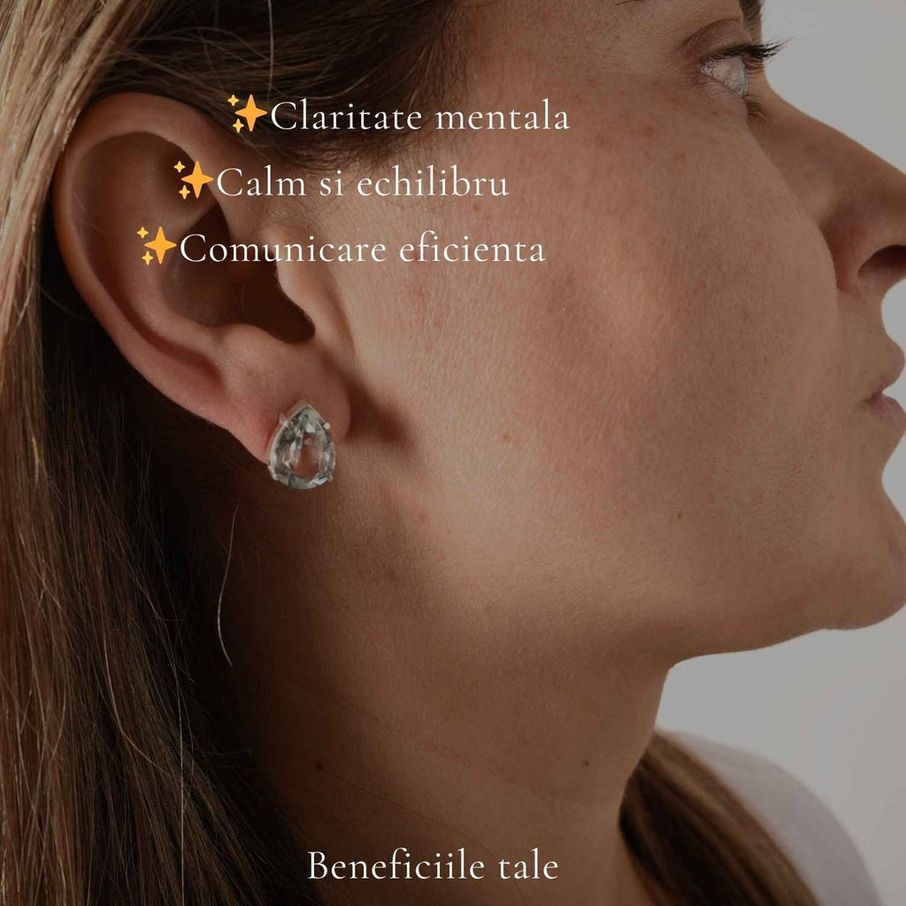 Cercei cu Topaz, Argint 925 – CraftMystic