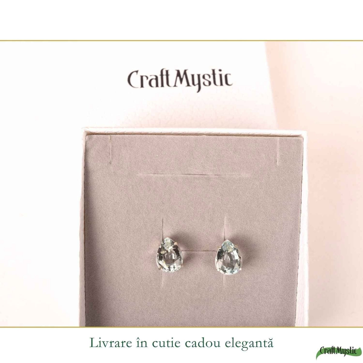 Cercei cu Topaz, Argint 925 – CraftMystic