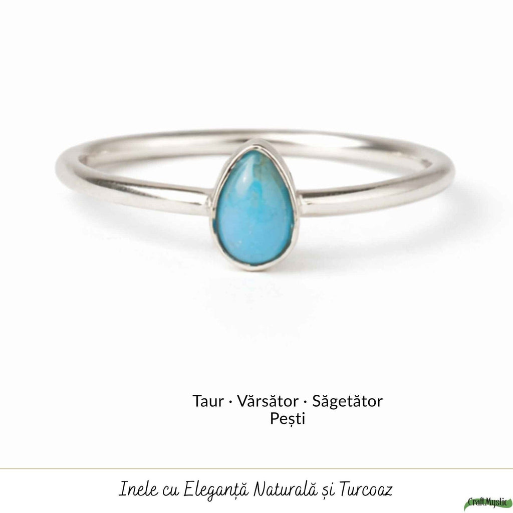 Inel cu Turcoaz, Argint 925 – CraftMystic