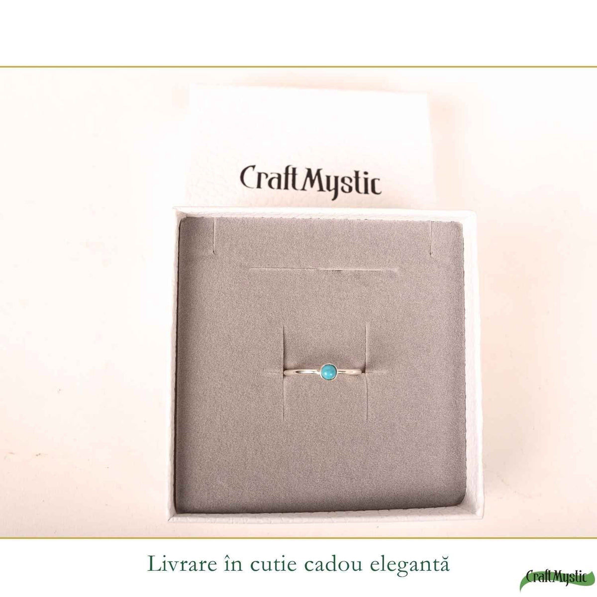 Inel cu Turcoaz, Argint 925 – CraftMystic