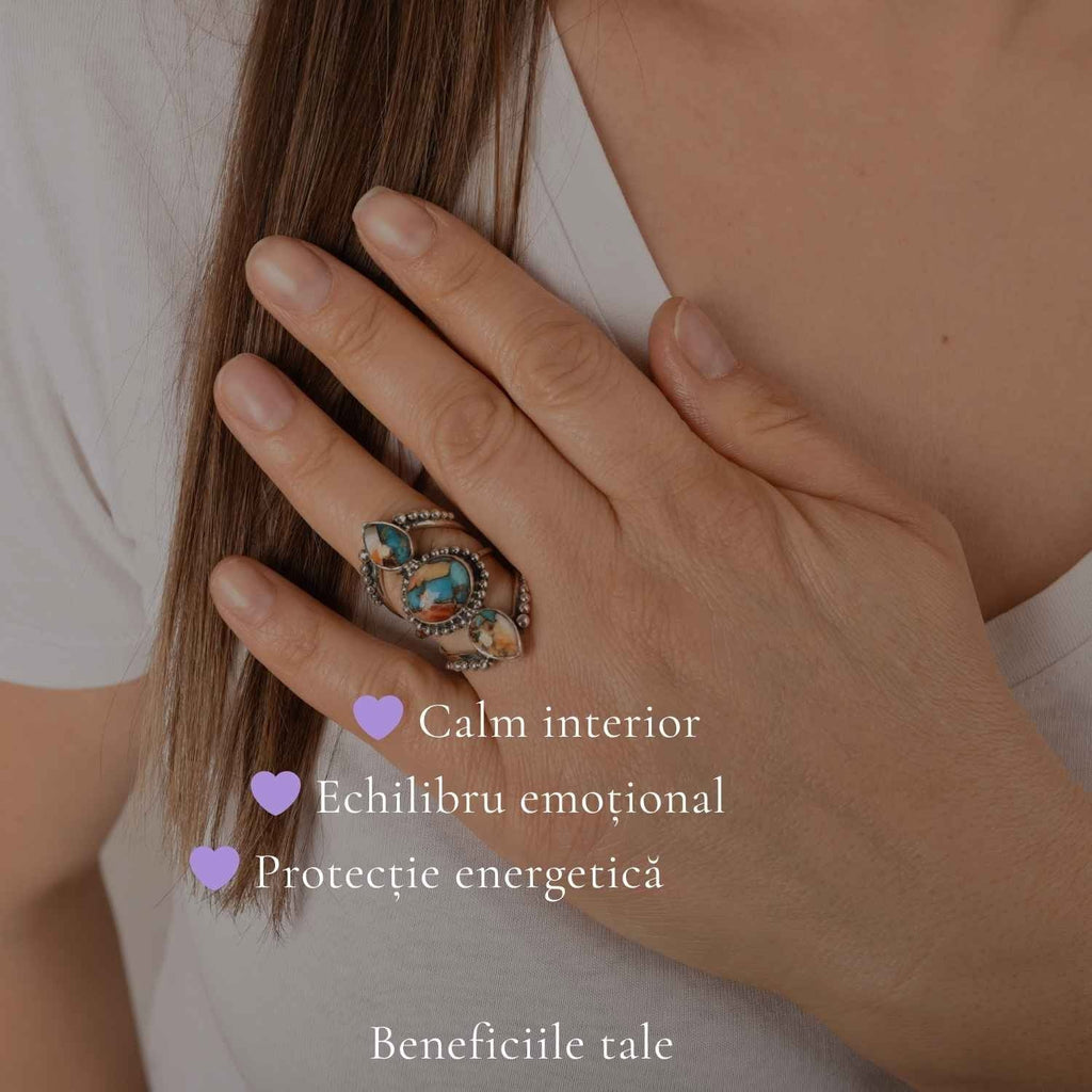 Inel cu Turcoaz, Argint 925 – CraftMystic