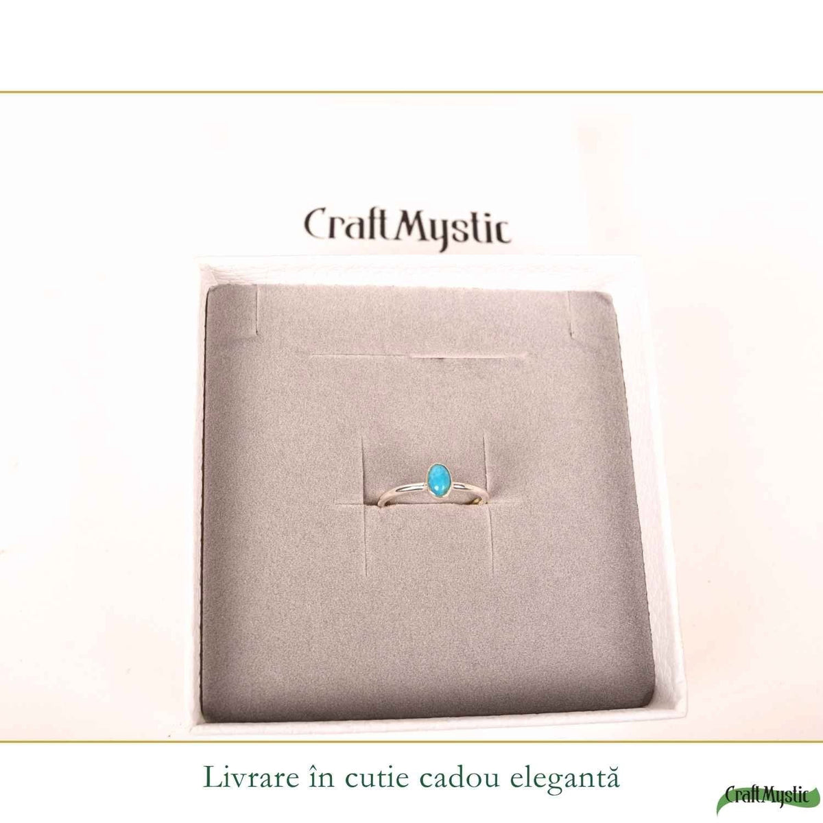 Inel cu Turcoaz, Argint 925 – CraftMystic