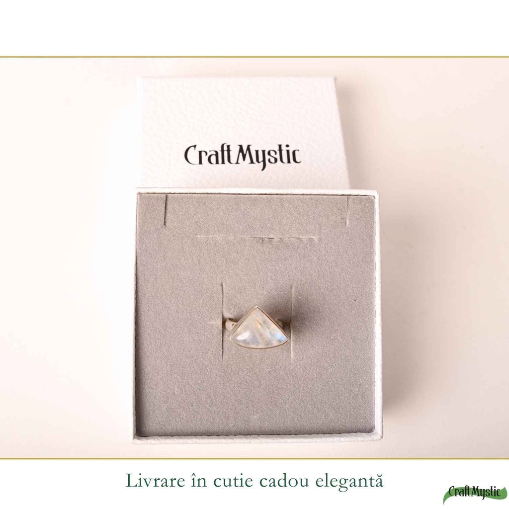 Inel cu Piatra Lunii, Argint 925 – CraftMystic