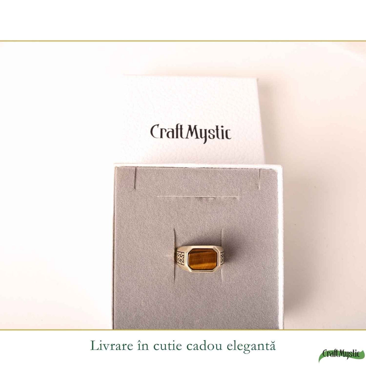Inel cu Ochi de Tigru, Argint 925 – CraftMystic