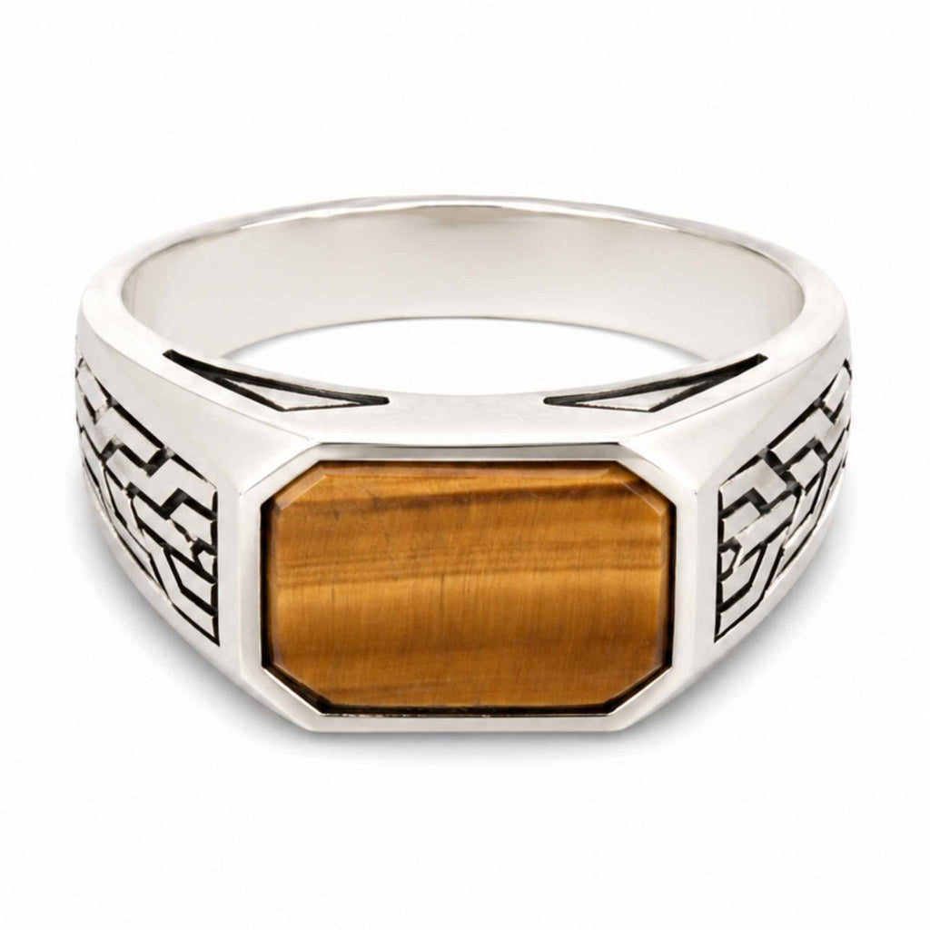 Inel cu Ochi de Tigru, Argint 925 – CraftMystic