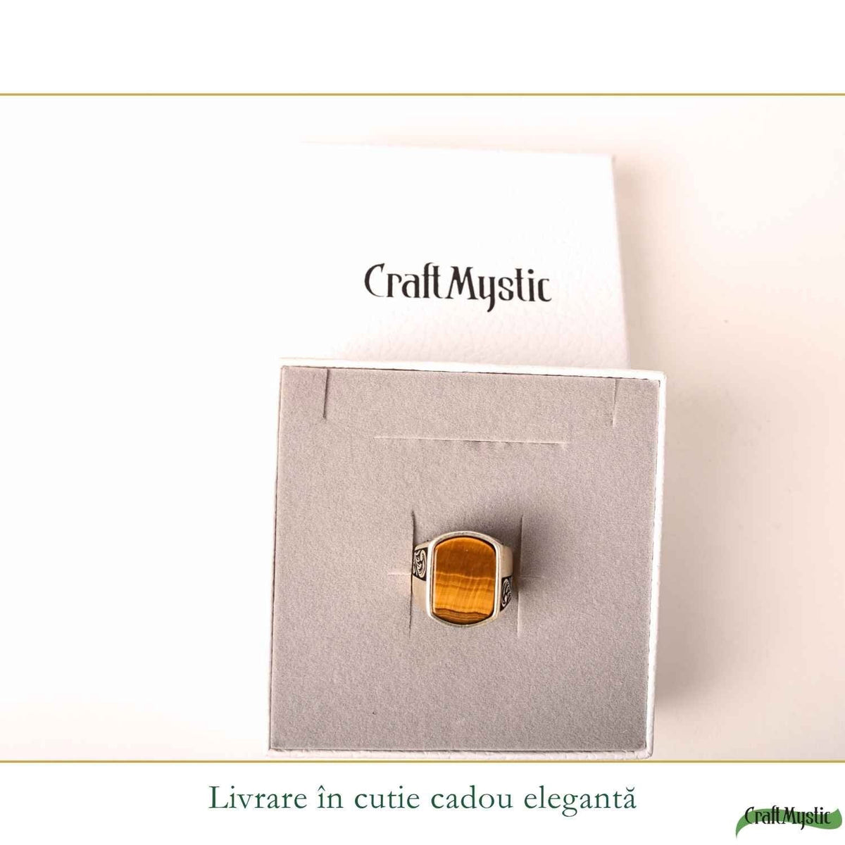 Inel cu Ochi de Tigru, Argint 925 – CraftMystic