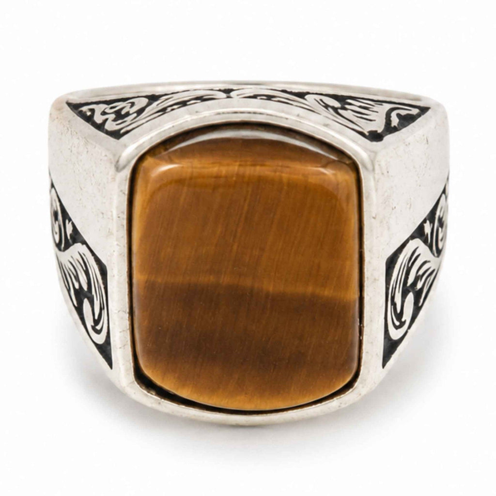 Inel cu Ochi de Tigru, Argint 925 – CraftMystic