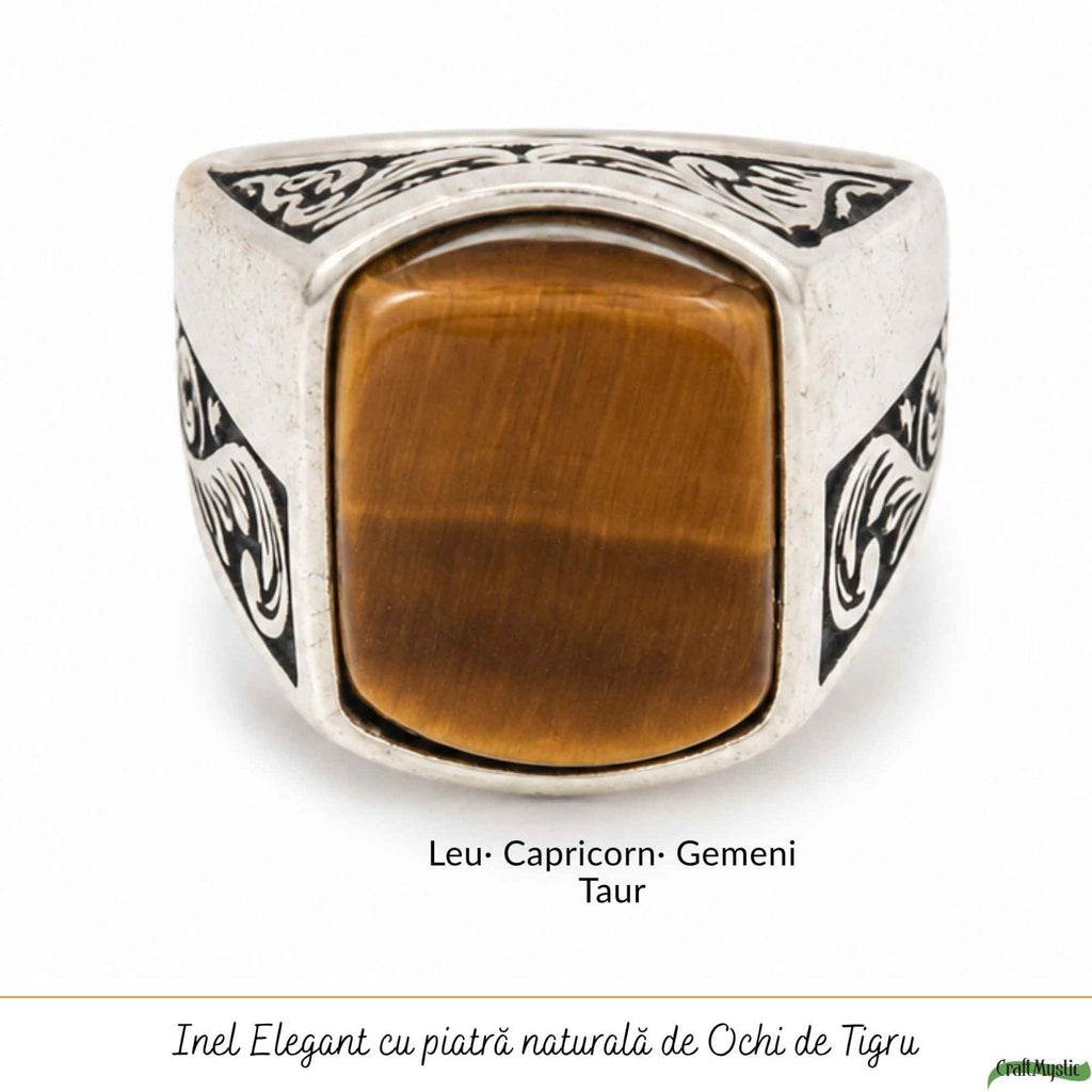 Inel cu Ochi de Tigru, Argint 925 – CraftMystic