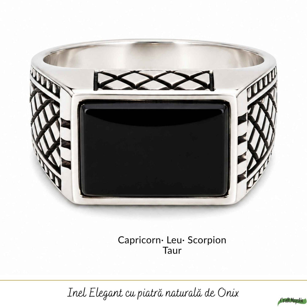 Inel cu Onix, Argint 925 – CraftMystic