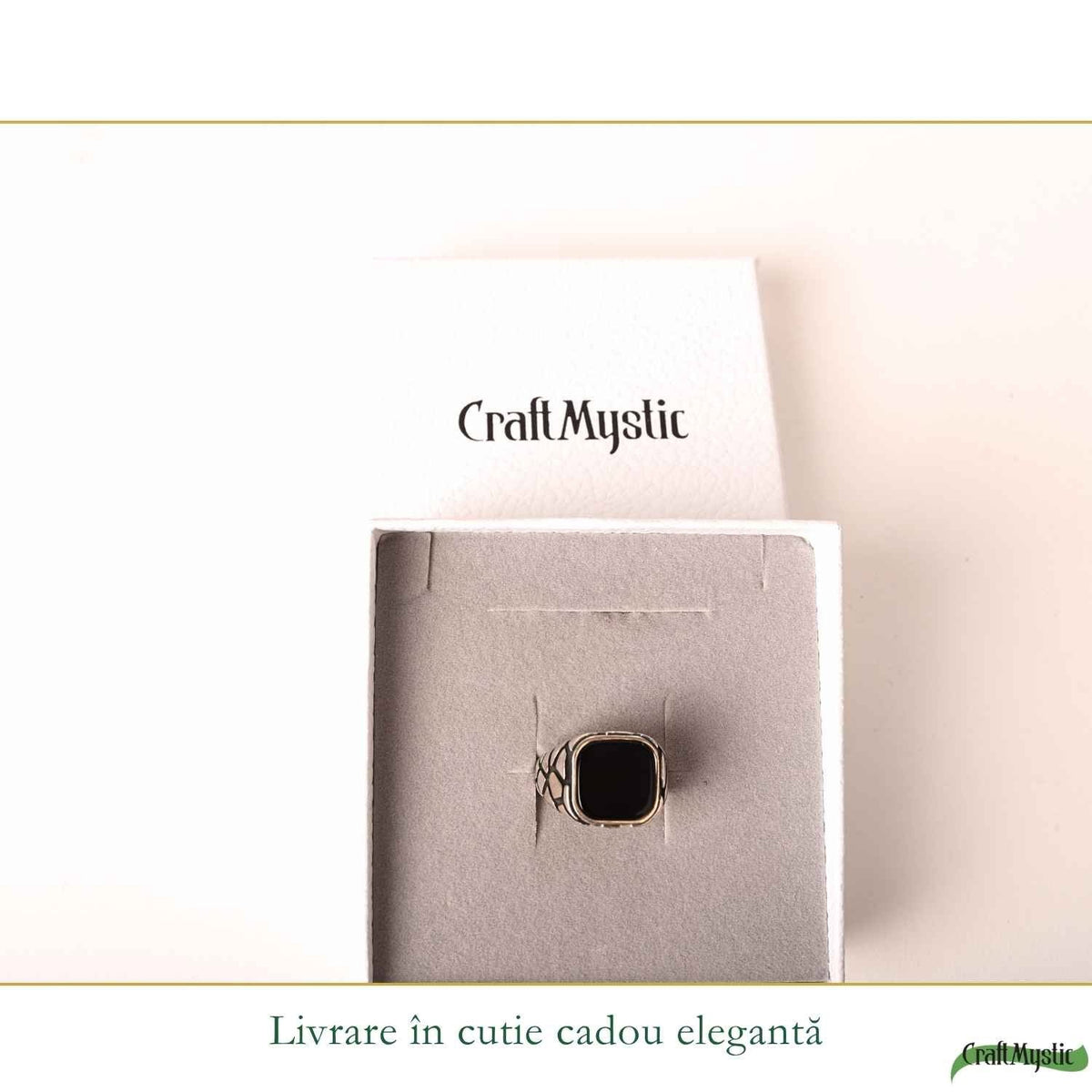 Inel cu Onix, Argint 925 – CraftMystic